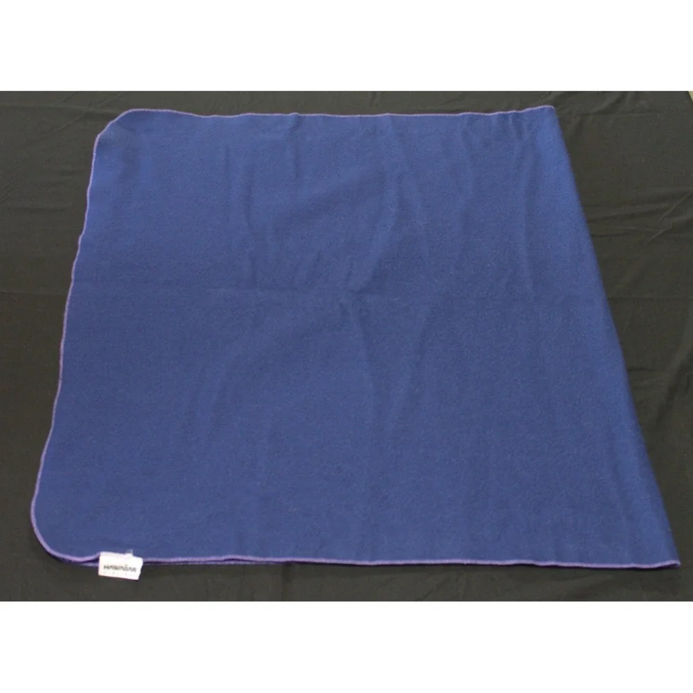 Lot of 2 Hawaiian Airlines Fleece Travel Blankets Purple Airplane Airline